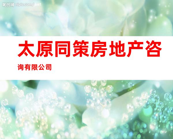 太原同策房地产咨询有限公司