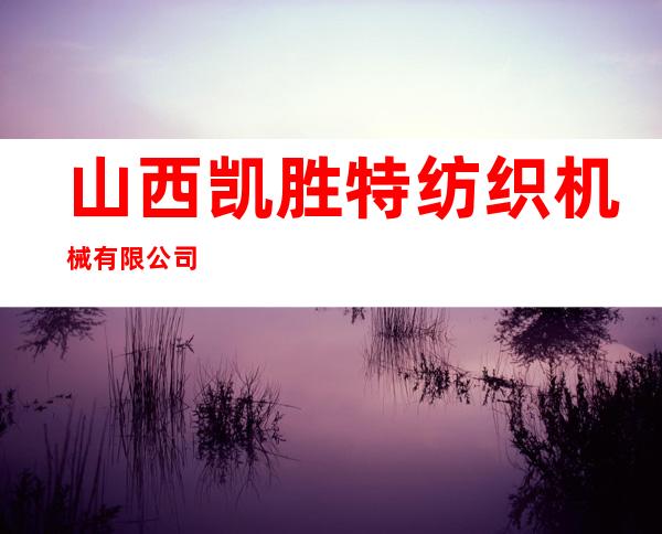 山西凯胜特纺织机械有限公司